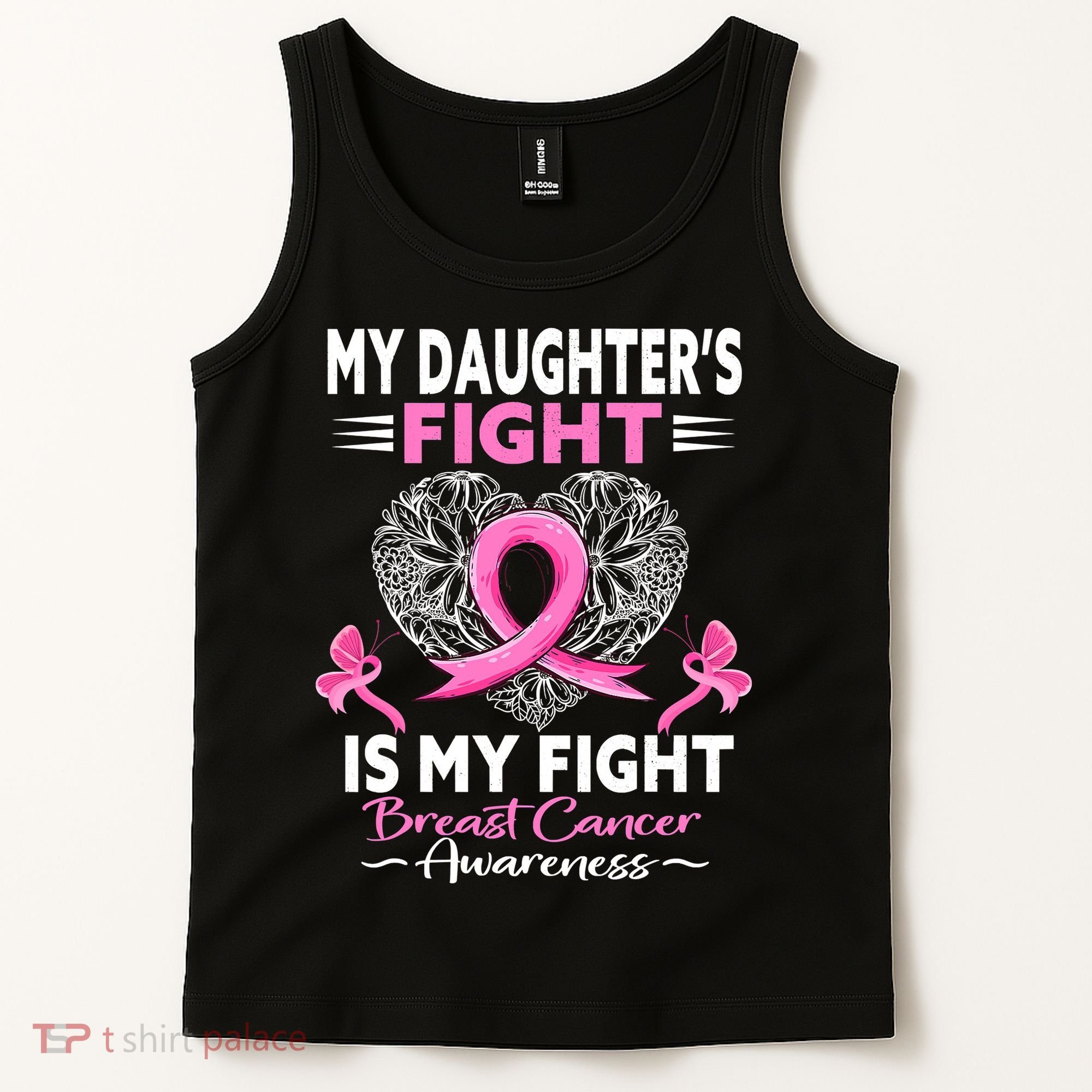 My Daughter Is A Survivor Breast Cancer Awareness Tank Top