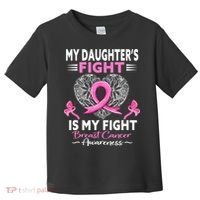 My Daughter Is A Survivor Breast Cancer Awareness Toddler T-Shirt thumb 0