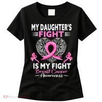 My Daughter Is A Survivor Breast Cancer Awareness Women's T-Shirt thumb 0