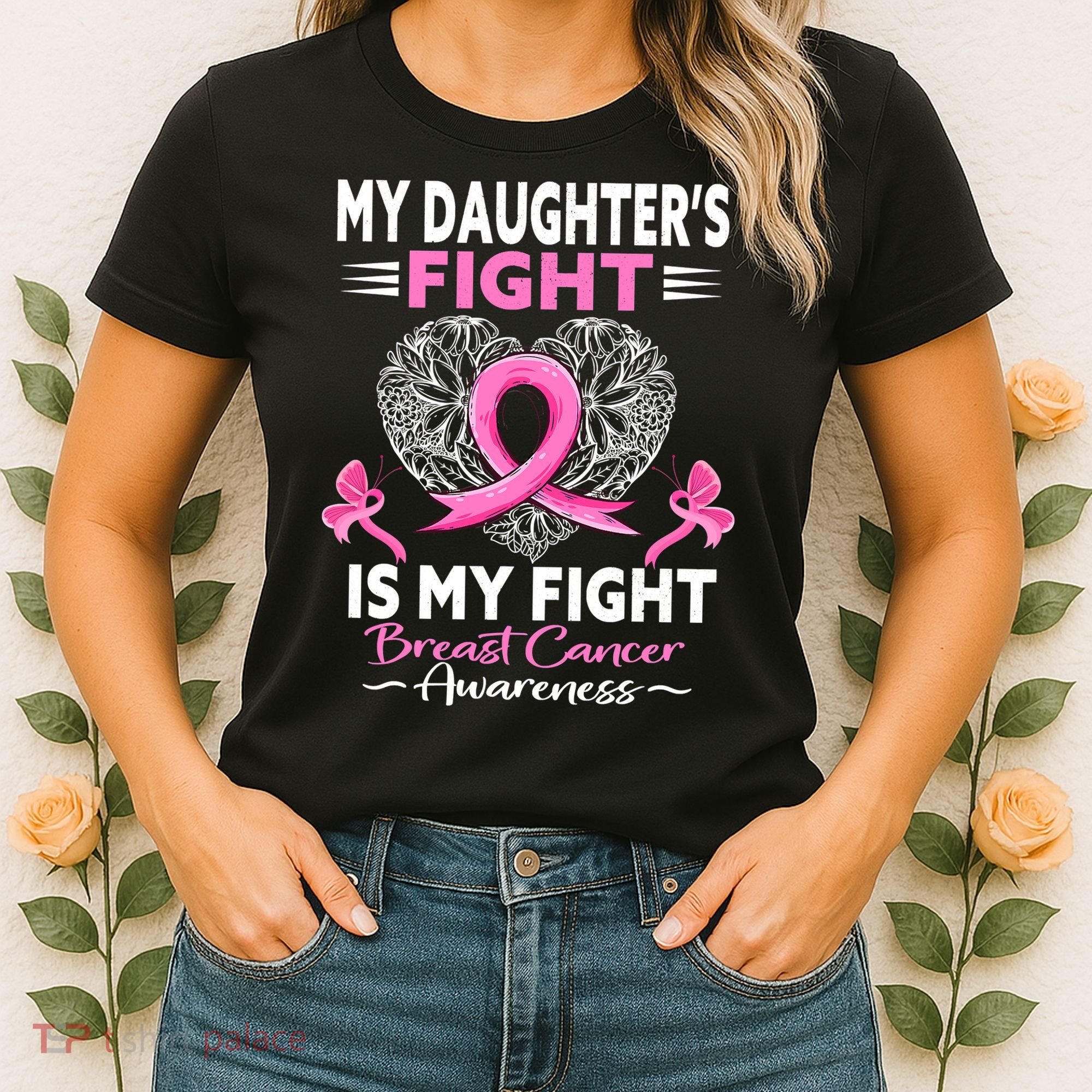 My Daughter Is A Survivor Breast Cancer Awareness Women's T-Shirt