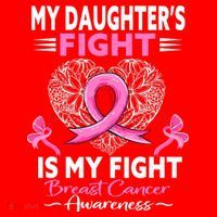 My Daughter Is A Survivor Breast Cancer Awareness Santa Hat thumb 1
