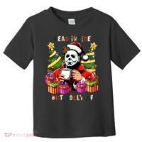 Myers Dead Inside But Jolly Af Myers Christmas Tree Toddler T-Shirt thumb 0