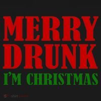 Merry Drunk IM Christmas Funny Ing Adult Jokes Gift Bucket Hat thumb 4