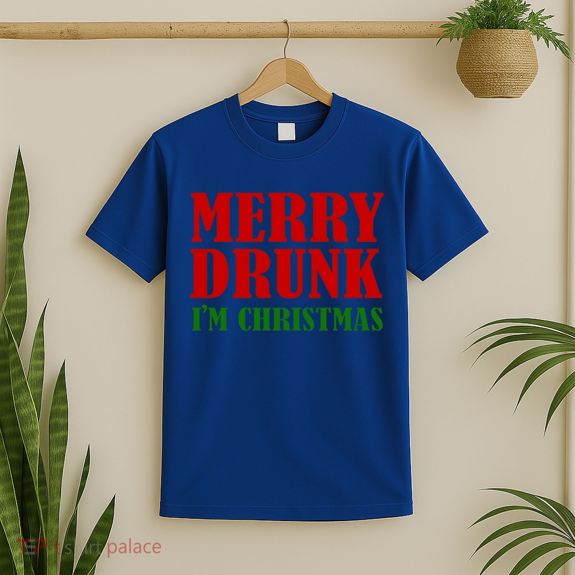 Merry Drunk IM Christmas Funny Ing Adult Jokes Gift T-Shirt