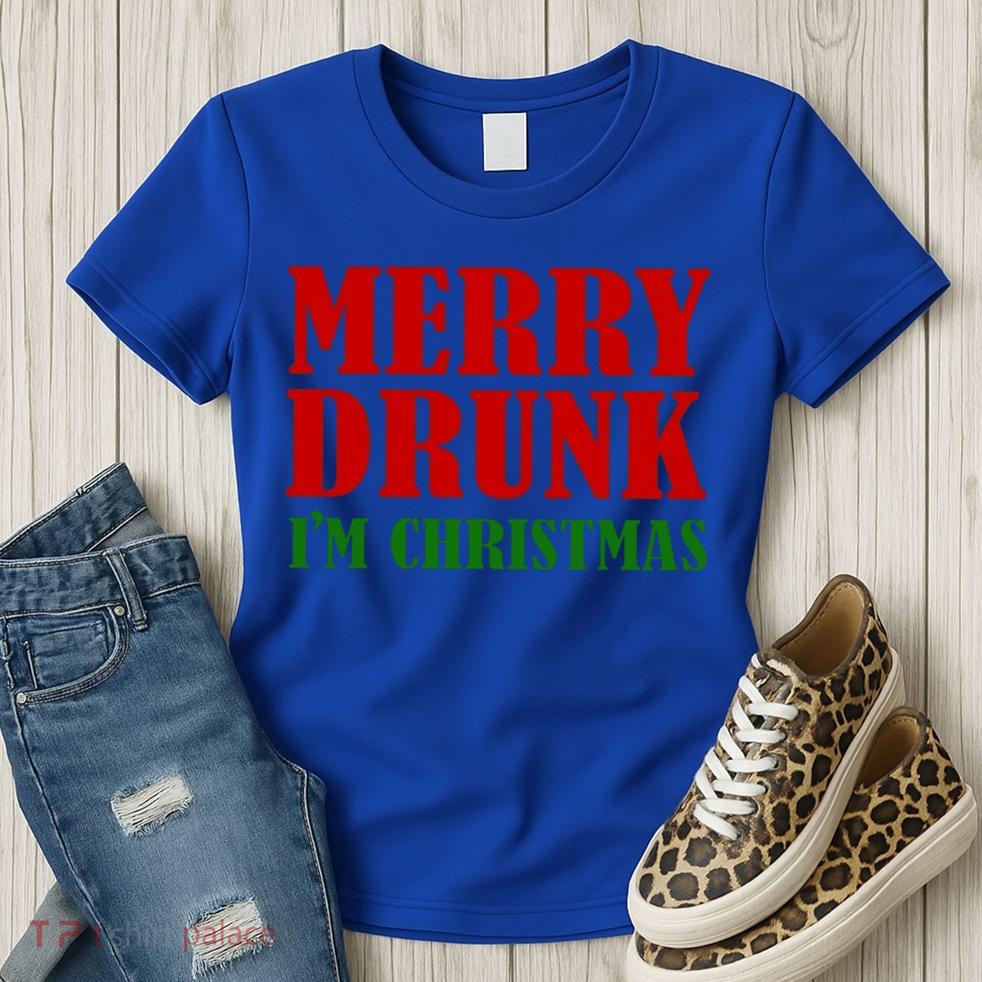 Merry Drunk IM Christmas Funny Ing Adult Jokes Gift Women's T-Shirt