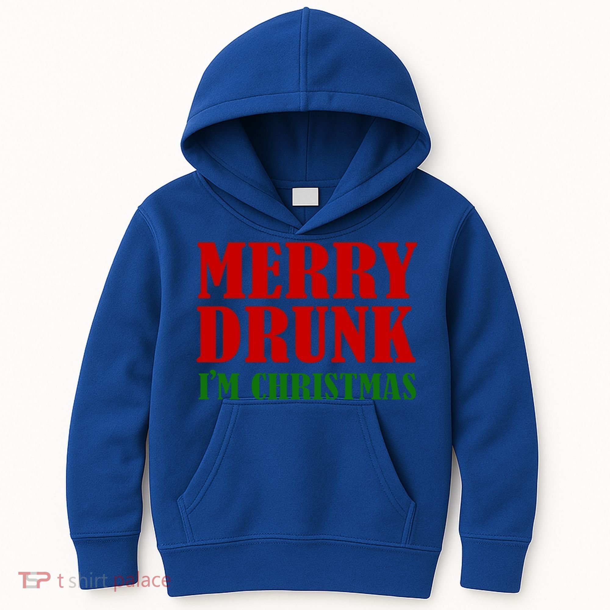 Merry Drunk IM Christmas Funny Ing Adult Jokes Gift Kids Hoodie