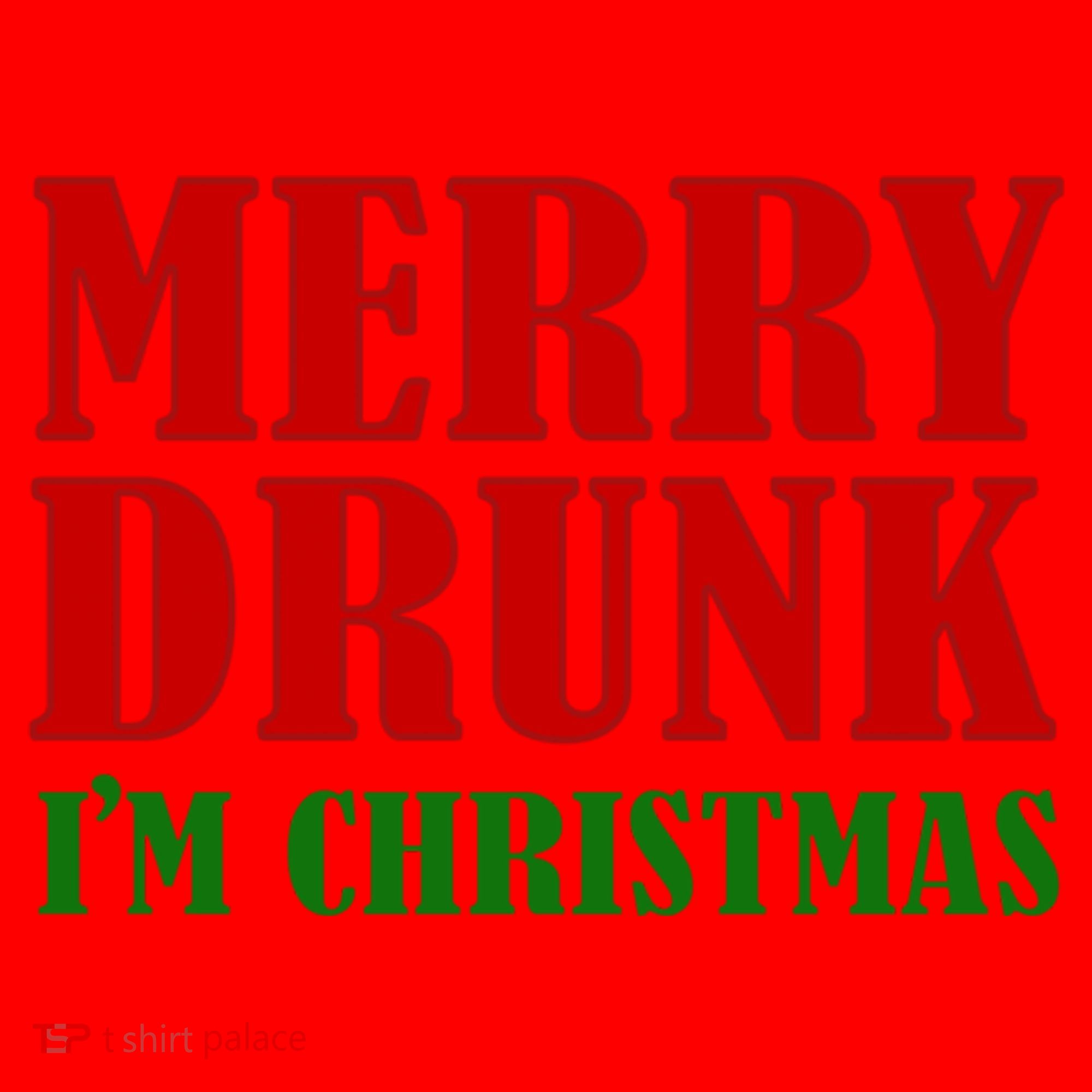 Merry Drunk IM Christmas Funny Ing Adult Jokes Gift Santa Hat