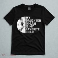 My Daughter In Law Is My Favorite Child Mother Baseball T-Shirt thumb 5