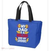 My Dad Is A Welder And My Superhero Welding Son Daughter Gift Tote Bag thumb 3