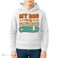 My Dog Is My Favorite Child Kids Hoodie thumb 4