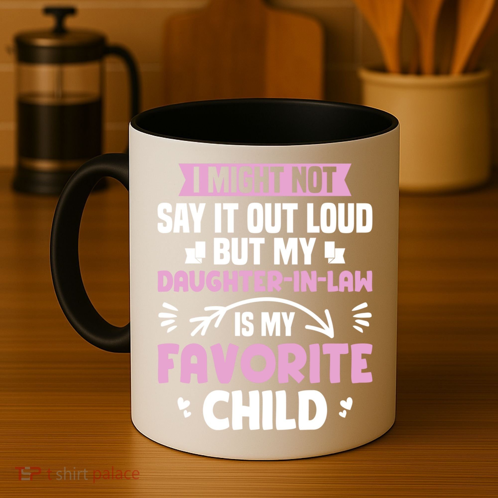 My Daughter In Law Is My Favorite Funny Step Mom Gift Coffee Mug