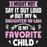 My Daughter In Law Is My Favorite Funny Step Mom Gift Beanie thumb 2
