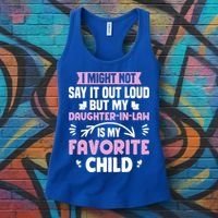 My Daughter In Law Is My Favorite Funny Step Mom Gift Women's Tank Top thumb 3