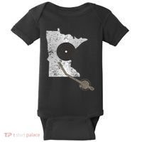 Minnesota Dj I Love House Music Baby Bodysuit thumb 0