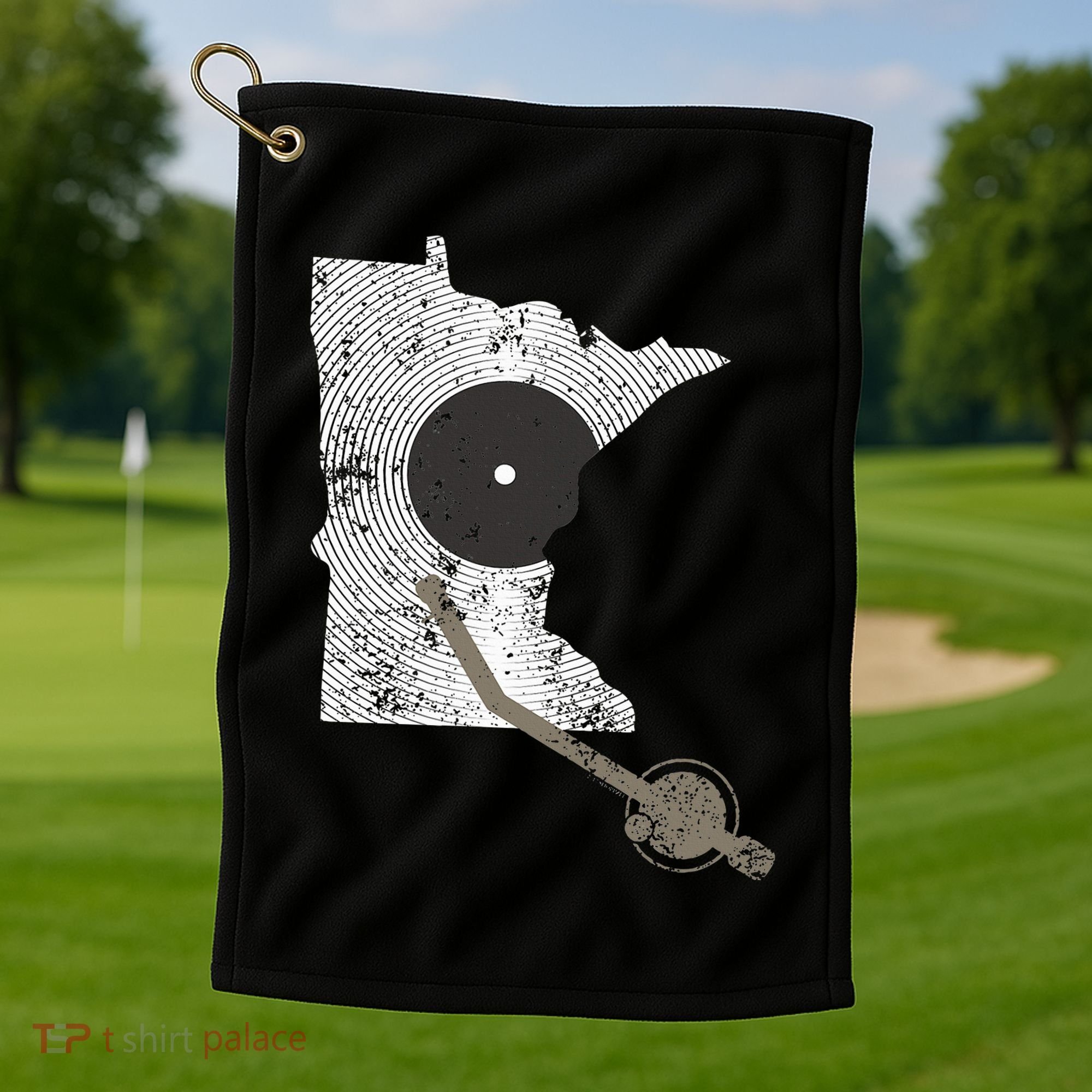 Minnesota Dj I Love House Music Golf Towel