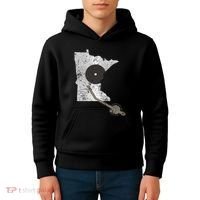 Minnesota Dj I Love House Music Kids Hoodie thumb 4