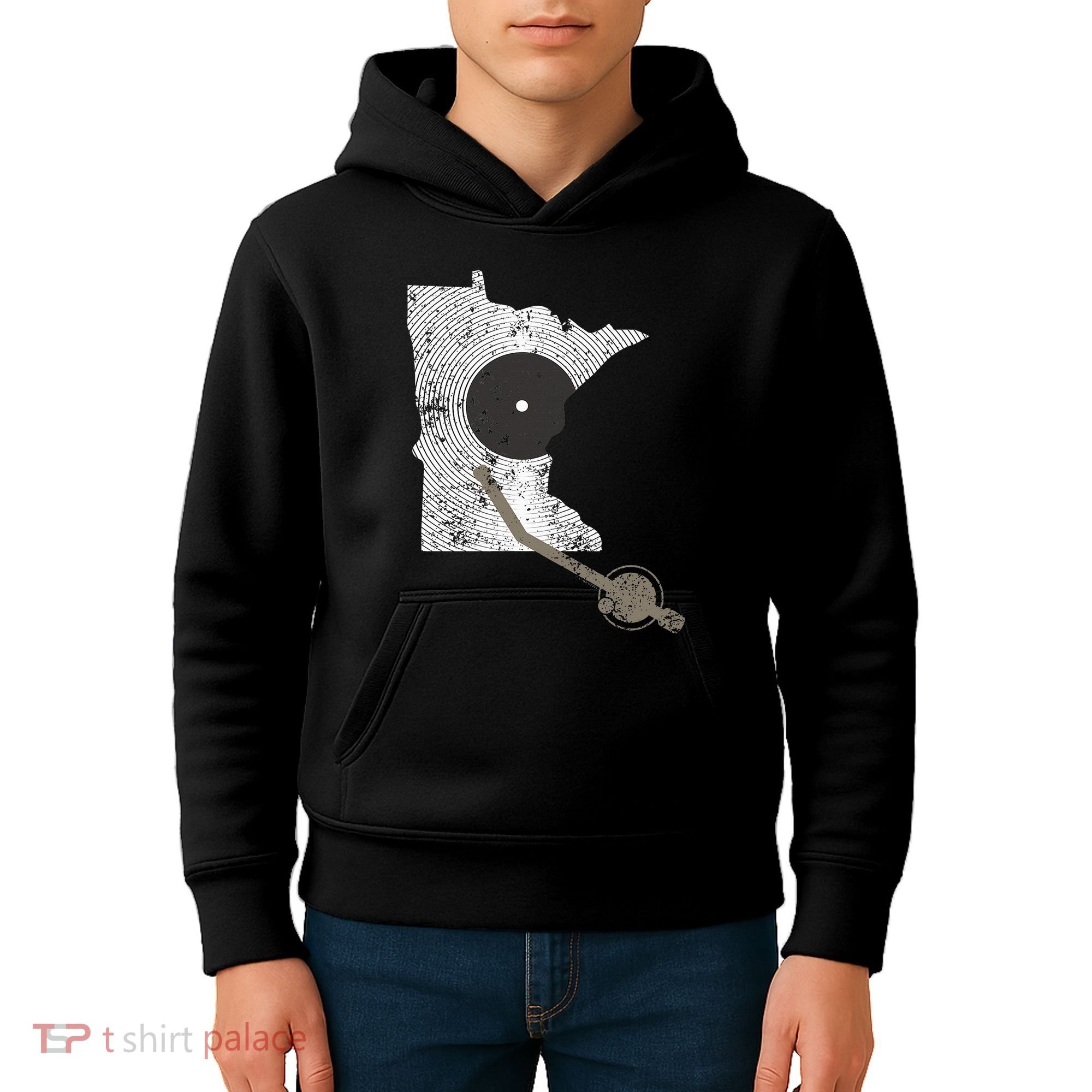 Minnesota Dj I Love House Music Kids Hoodie