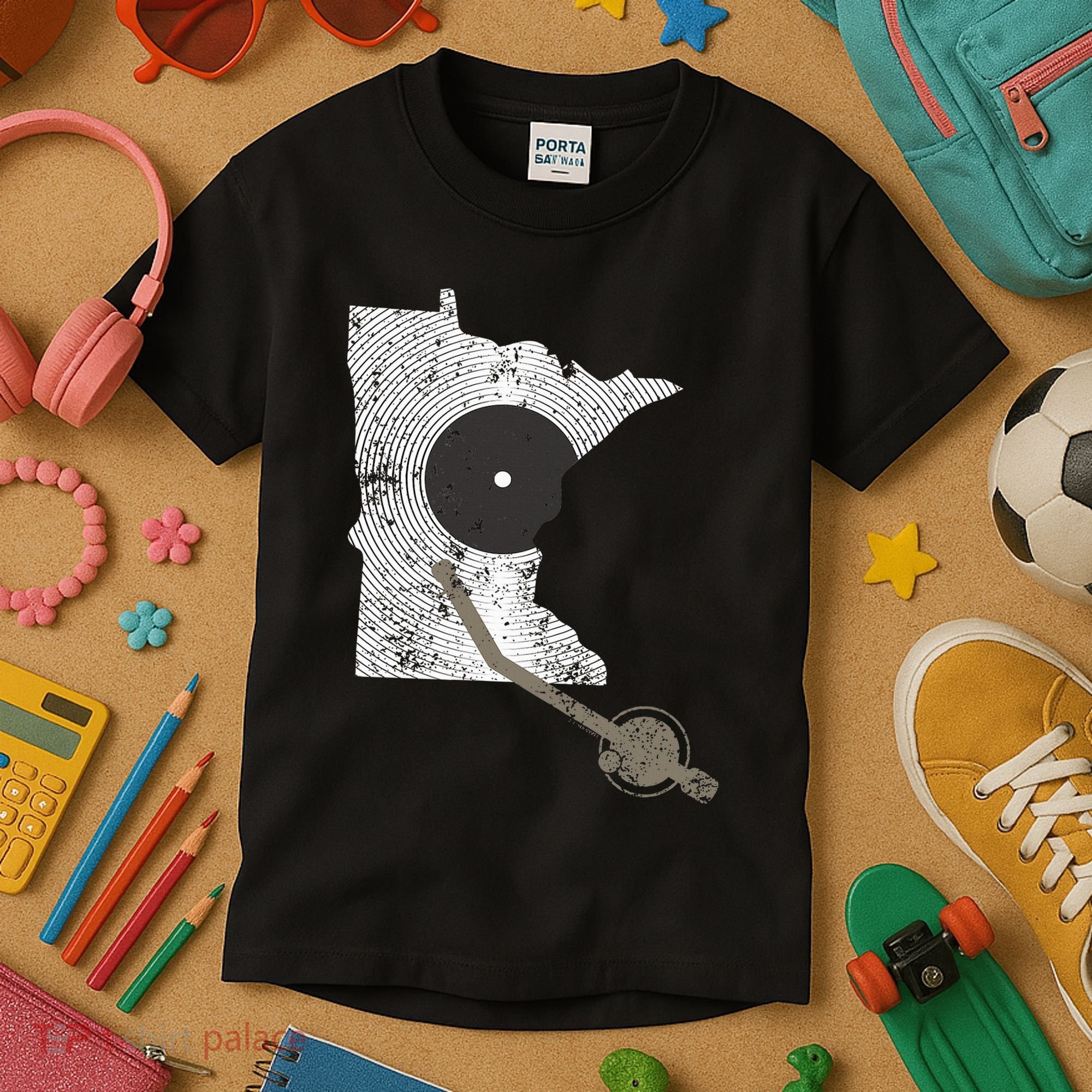 Minnesota Dj I Love House Music Kids T-Shirt