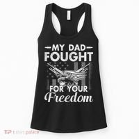 My Dad Is A Veteran Gift For Daughter And Son Women's Tank Top thumb 0