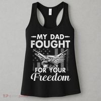 My Dad Is A Veteran Gift For Daughter And Son Women's Tank Top thumb 3