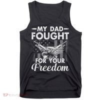 My Dad Is A Veteran Gift For Daughter And Son Tank Top thumb 0