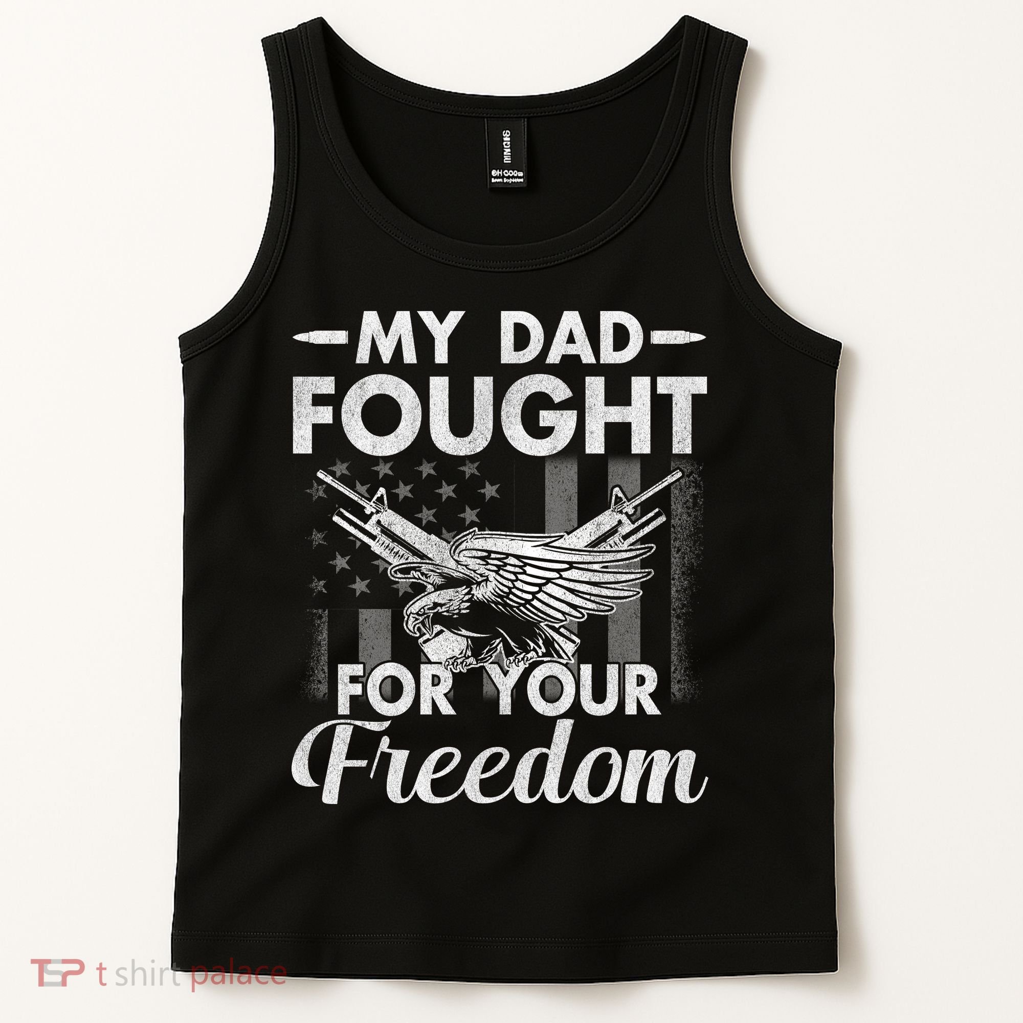 My Dad Is A Veteran Gift For Daughter And Son Tank Top