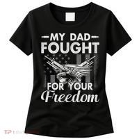 My Dad Is A Veteran Gift For Daughter And Son Women's T-Shirt thumb 0