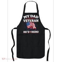 My Dad is not just a Veteran he is my Hero Veterans Day Apron thumb 0