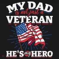 My Dad is not just a Veteran he is my Hero Veterans Day Women's Hoodie thumb 2