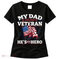 My Dad is not just a Veteran he is my Hero Veterans Day Women's T-Shirt thumb 0