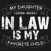 My Daughter In Law Is My Favorite Child Cute Gift Ornament thumb 1