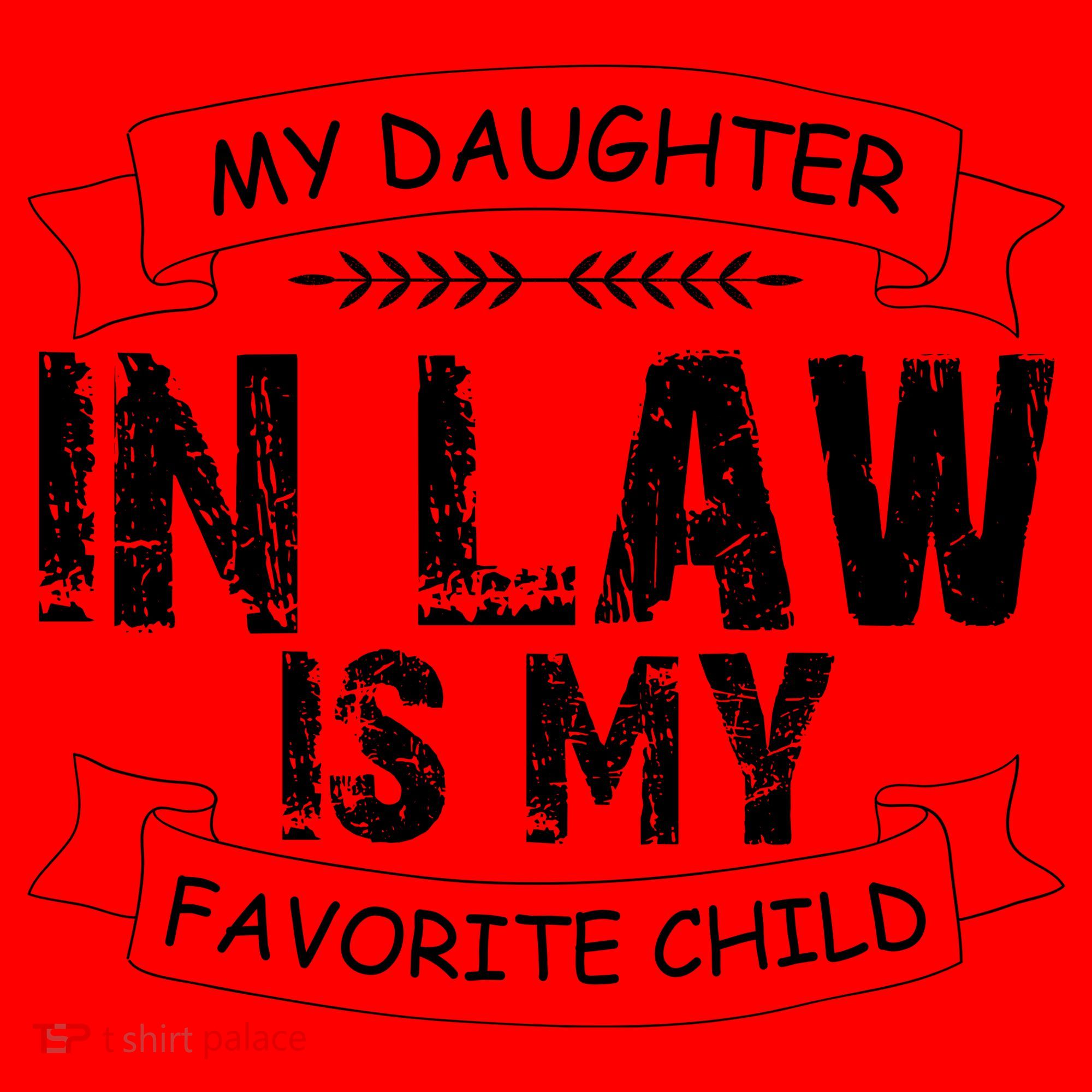 My Daughter In Law Is My Favorite Child Cute Gift Santa Hat