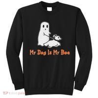 My Dog Is My Boo Ghost Halloween Dog Lover Sweatshirt thumb 0