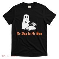 My Dog Is My Boo Ghost Halloween Dog Lover T-Shirt thumb 0