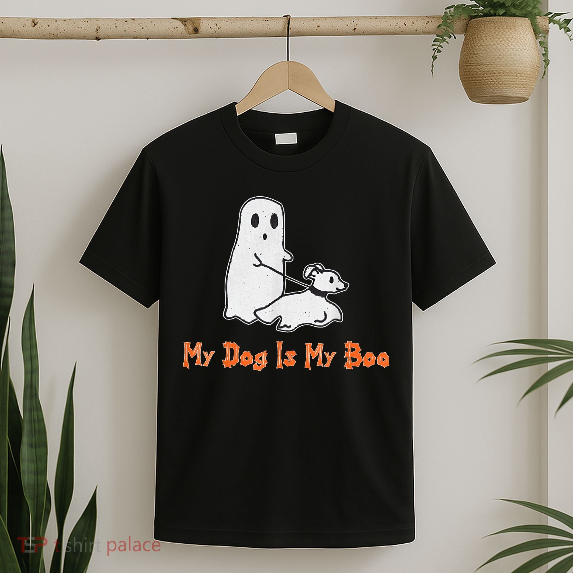 My Dog Is My Boo Ghost Halloween Dog Lover T-Shirt