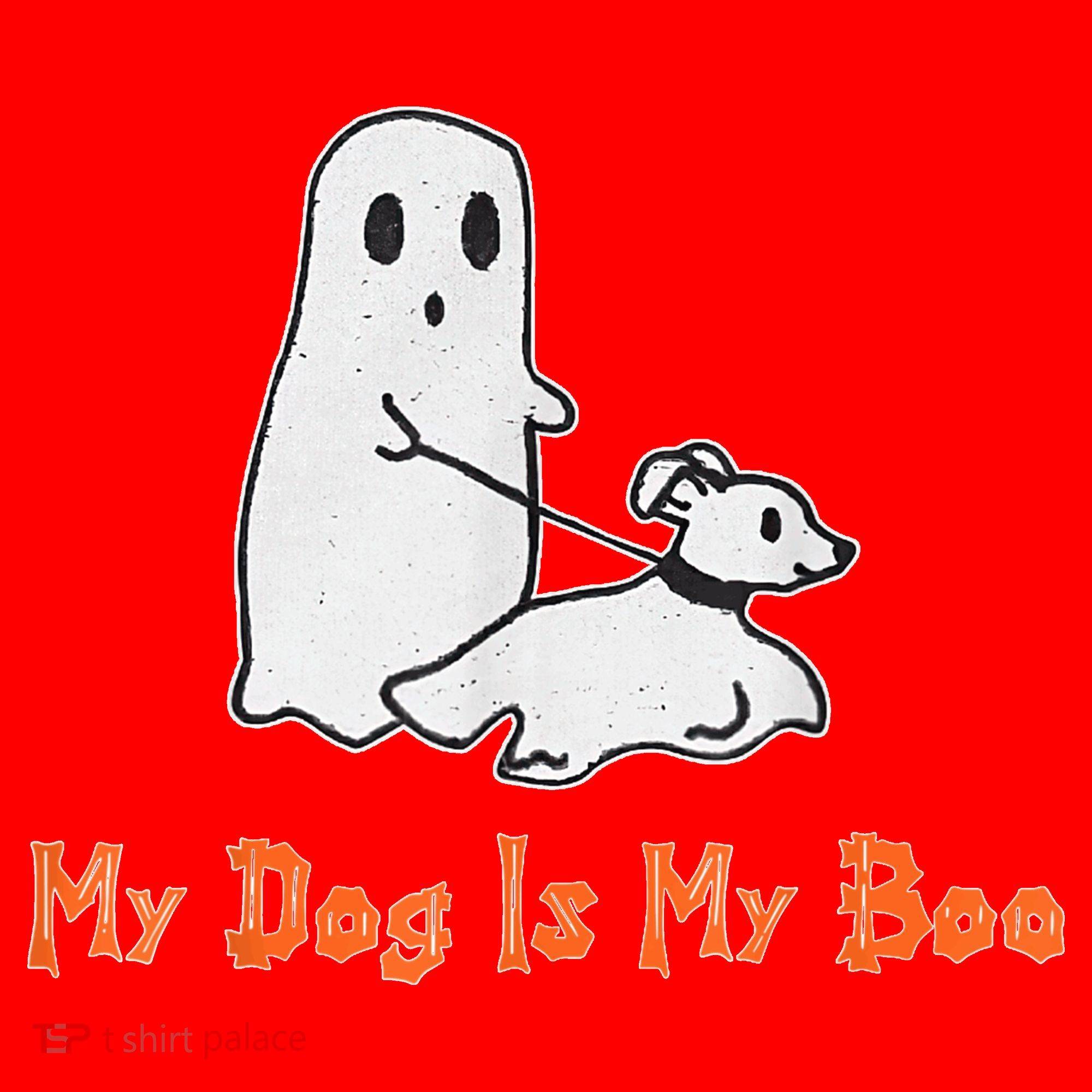 My Dog Is My Boo Ghost Halloween Dog Lover Santa Hat