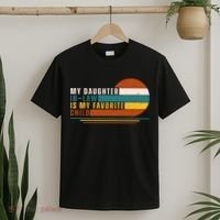 My Daughter In Law Is My Favorite Child Retro Sunset T-Shirt thumb 2