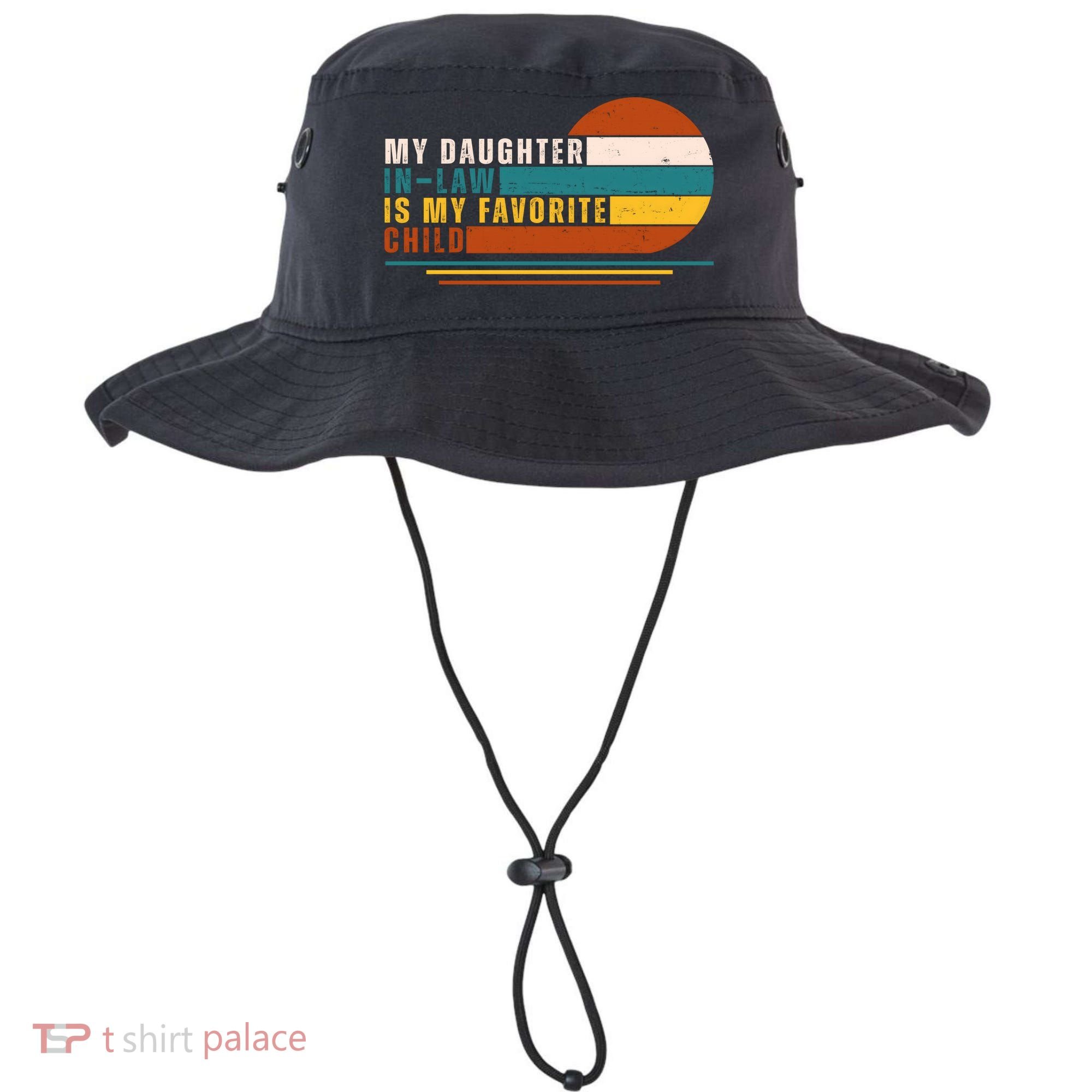 My Daughter In Law Is My Favorite Child Retro Sunset Bucket Hat