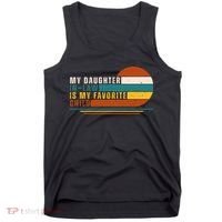 My Daughter In Law Is My Favorite Child Retro Sunset Tank Top thumb 0