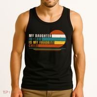 My Daughter In Law Is My Favorite Child Retro Sunset Tank Top thumb 3
