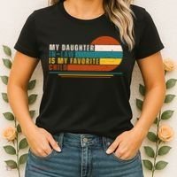 My Daughter In Law Is My Favorite Child Retro Sunset Women's T-Shirt thumb 2