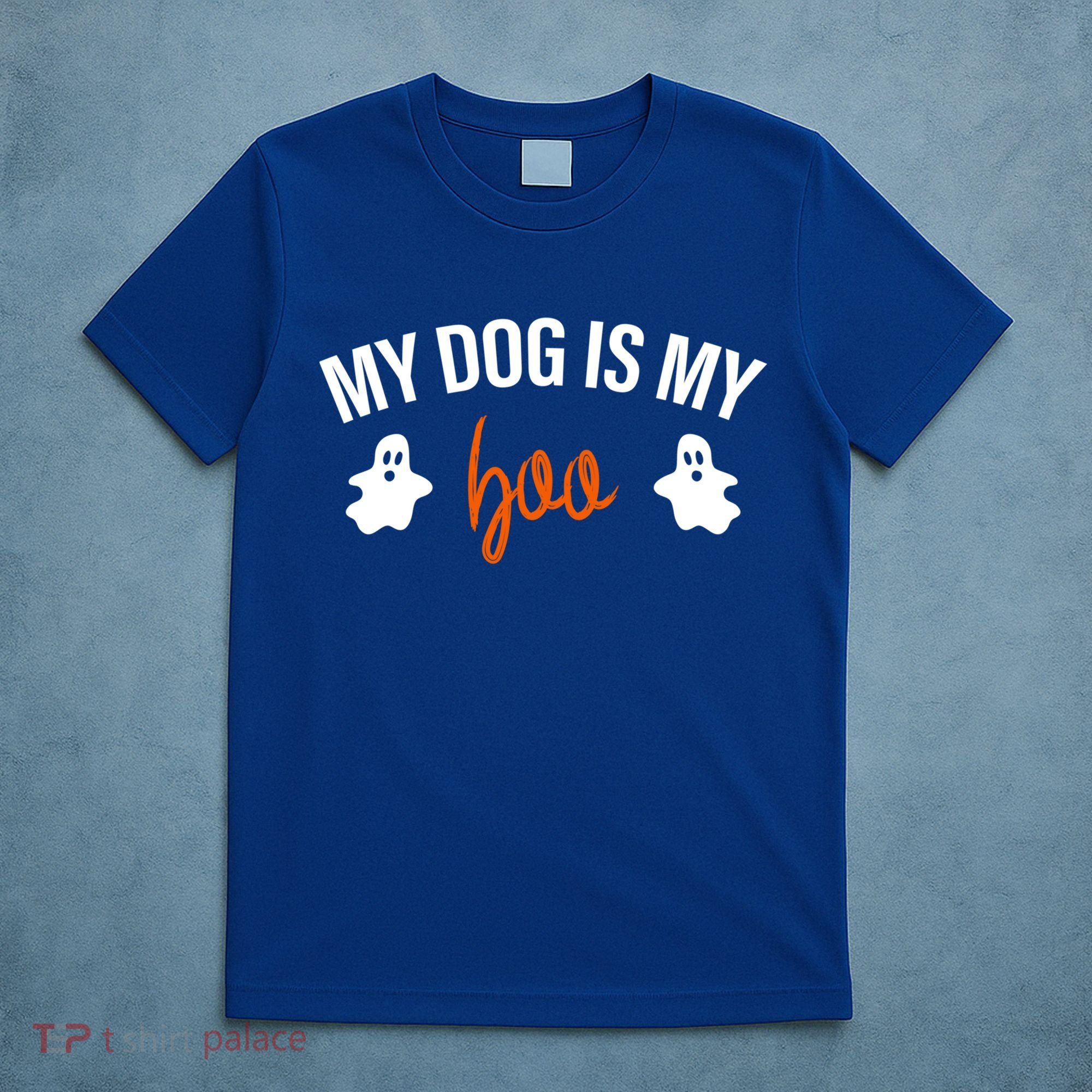 My Dog Is My Boo Funny Dog Owner Halloween Costume Pajamas Gift T-Shirt