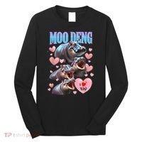 Moo Deng I Love You Pygmy Hippopotamus Long Sleeve Shirt thumb 0
