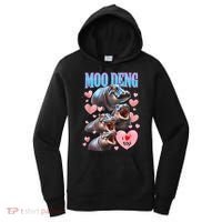 Moo Deng I Love You Pygmy Hippopotamus Women's Hoodie thumb 0