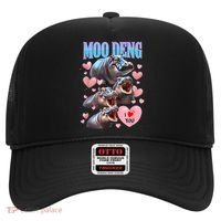 Moo Deng I Love You Pygmy Hippopotamus Hat thumb 0