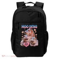 Moo Deng I Love You Hippo Backpack thumb 0