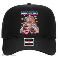 Moo Deng I Love You Hippo Hat thumb 0