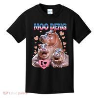 Moo Deng I Love You Hippo Kids T-Shirt thumb 0