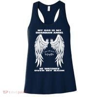 My Dad Is My Guardian Angel - Text on Back Women's Tank Top thumb 0