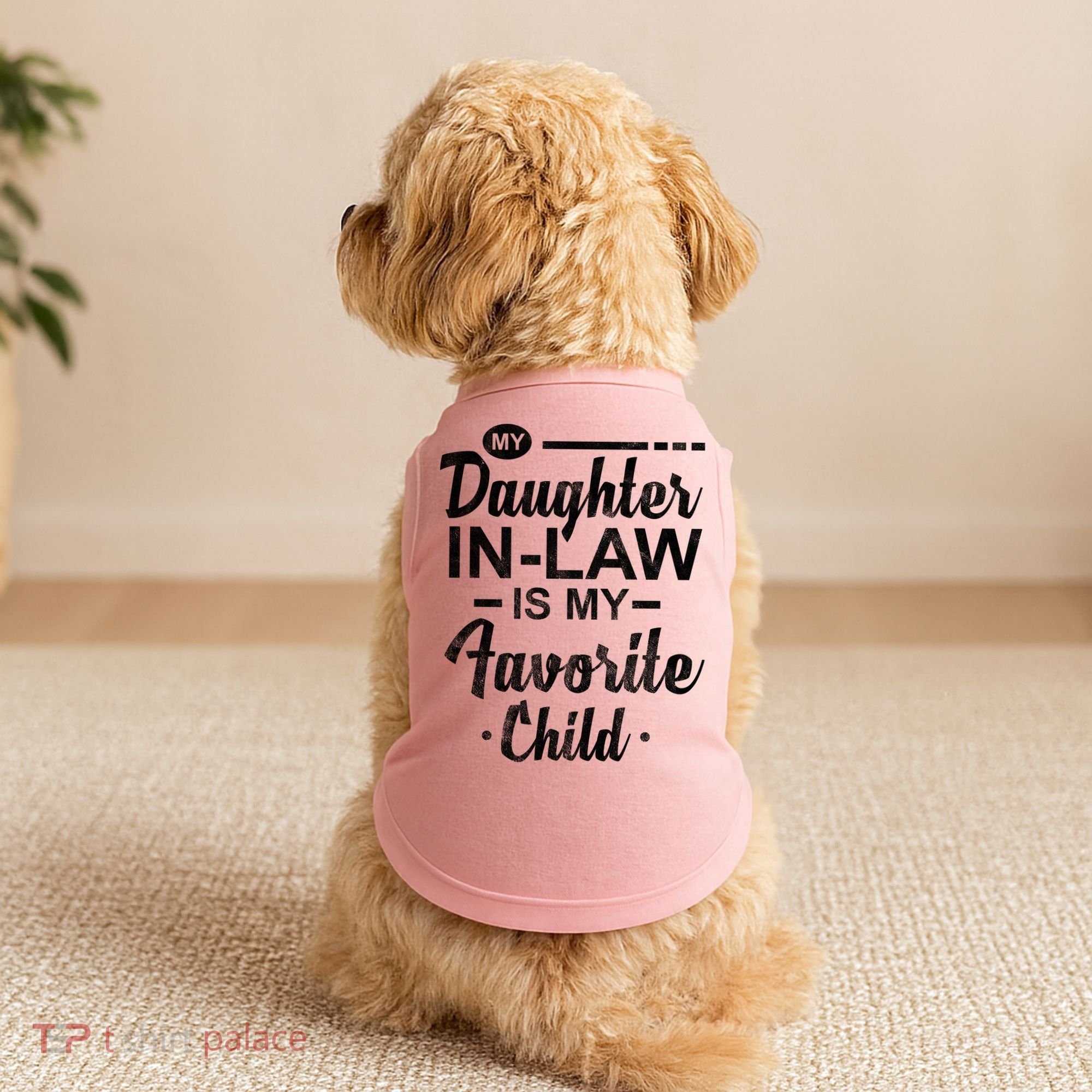My Daughter In Law Is My Favorite Child Cute Gift Doggie Tank